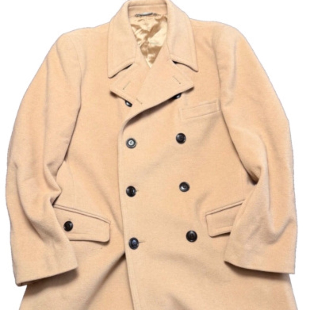 DOLCE & GABBANA Coat Double Breasted Wool Brown - Nice!